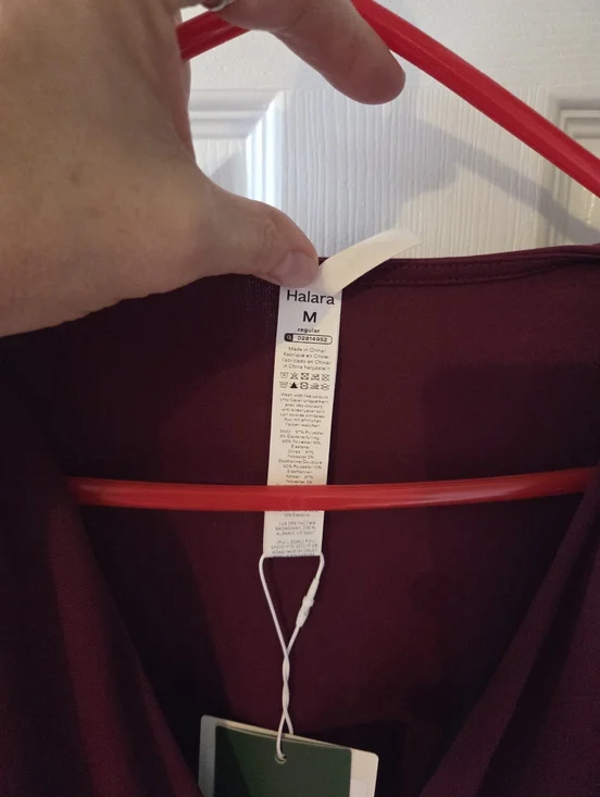 HALARA Sleeveless V-Neck Wide-Leg Ruched Pocket Jumpsuit Zinfandel Burgundy Easy - Picture 4 of 16